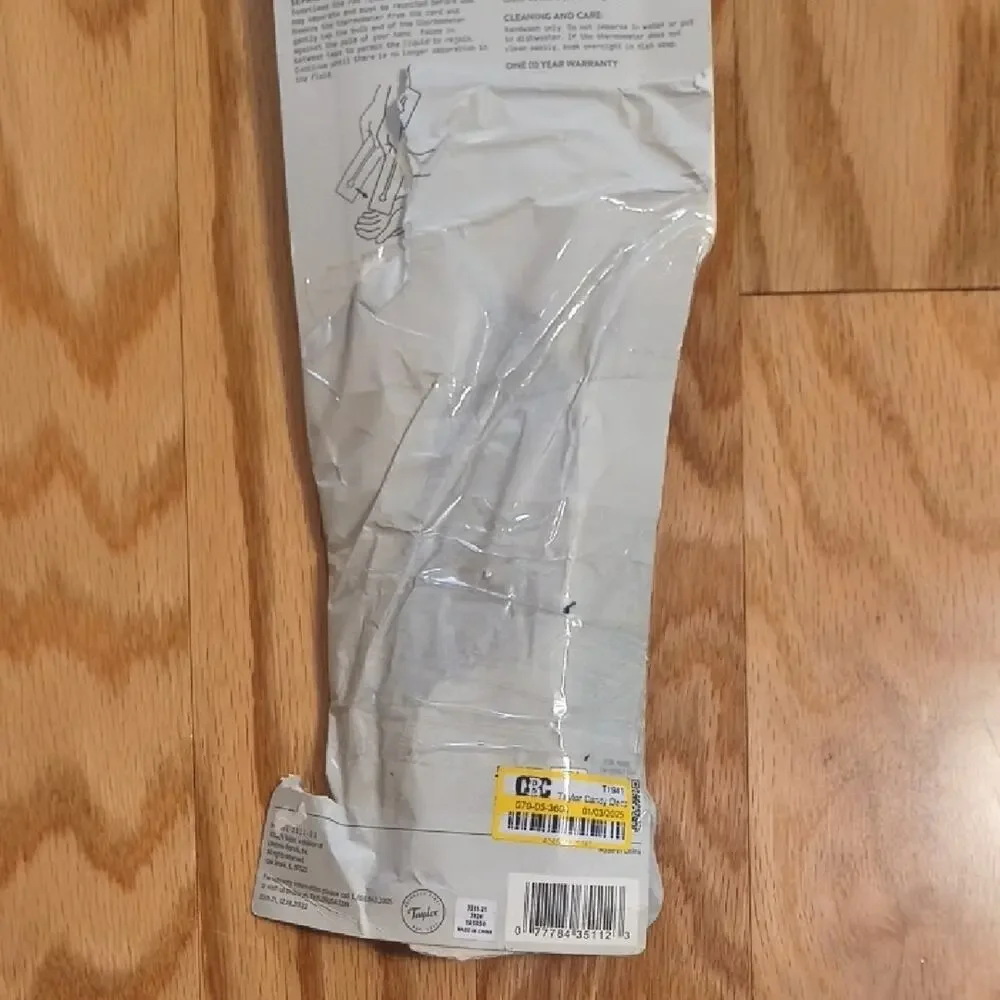 Taylor, Black and Silver Candy & Deep Fry Thermometer (EUC)